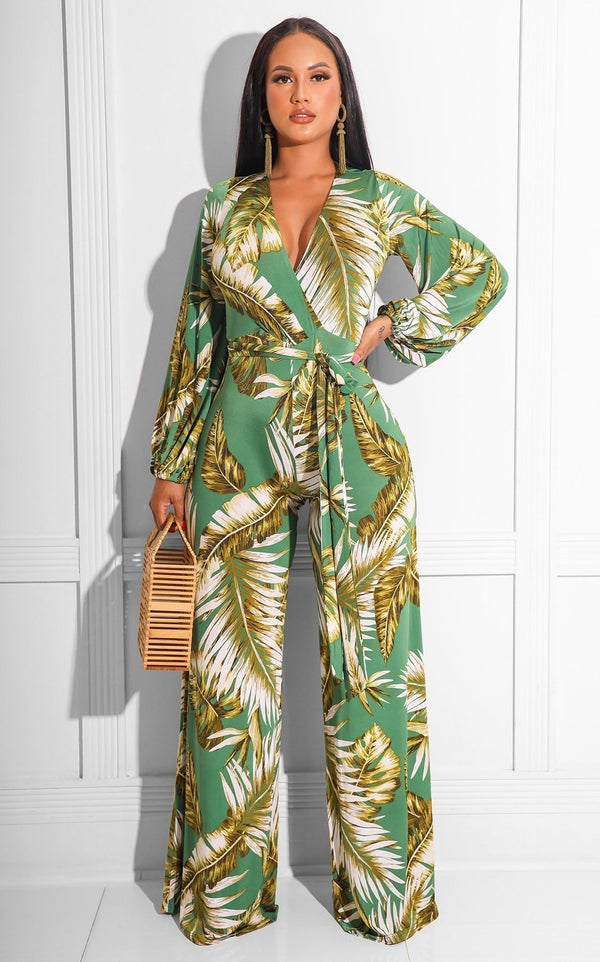 Joy Of Summer Palms Jumpsuit