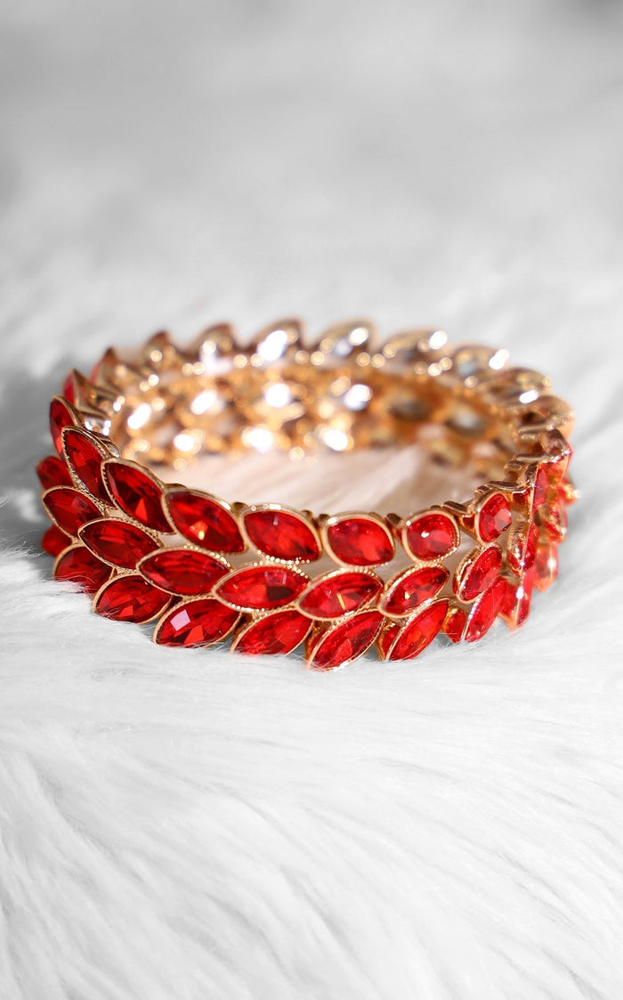 Red Leafs Bracelet