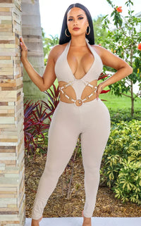 Your Competition Jumpsuit Beige