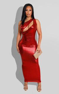 Fell In Love Midi Red