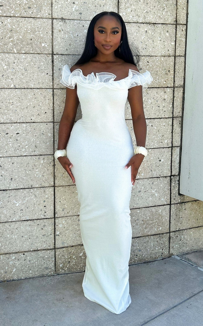 Attending An Affair Midi White