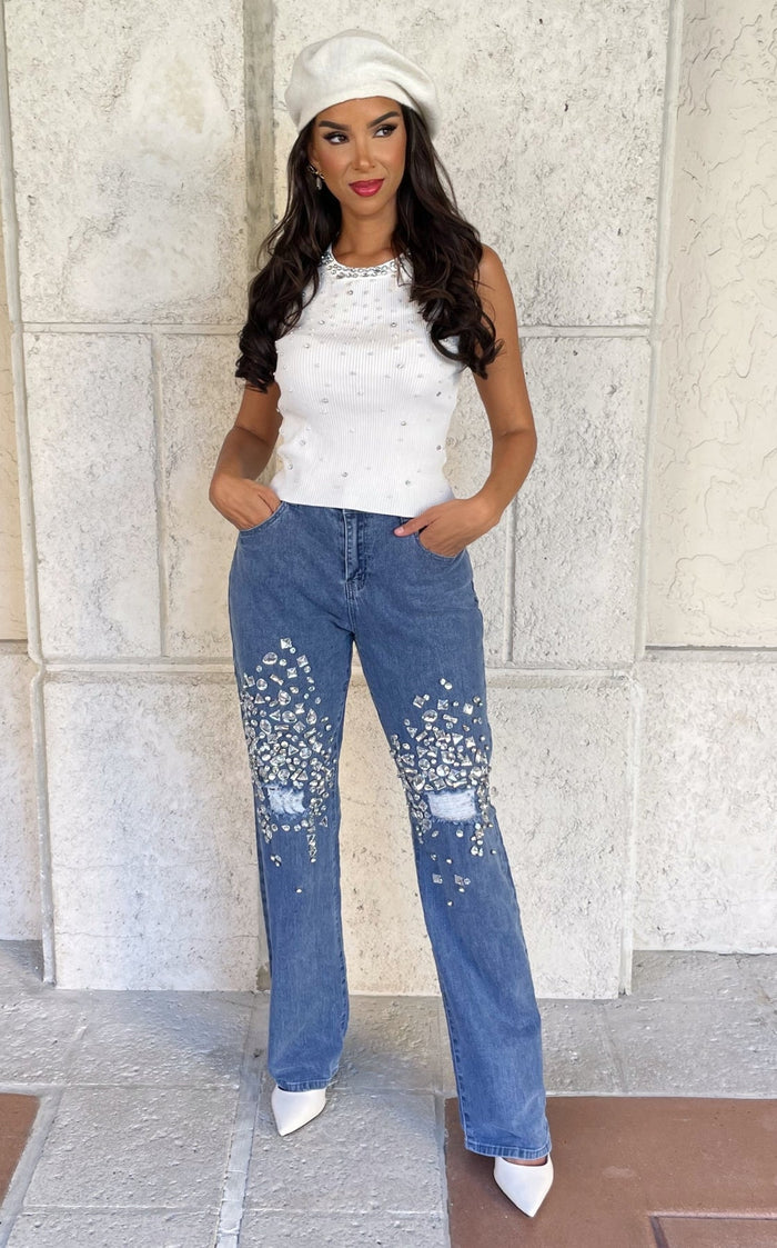 Fabulosity Rhinestone Jeans