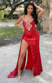 Ball Goddess Gown Red