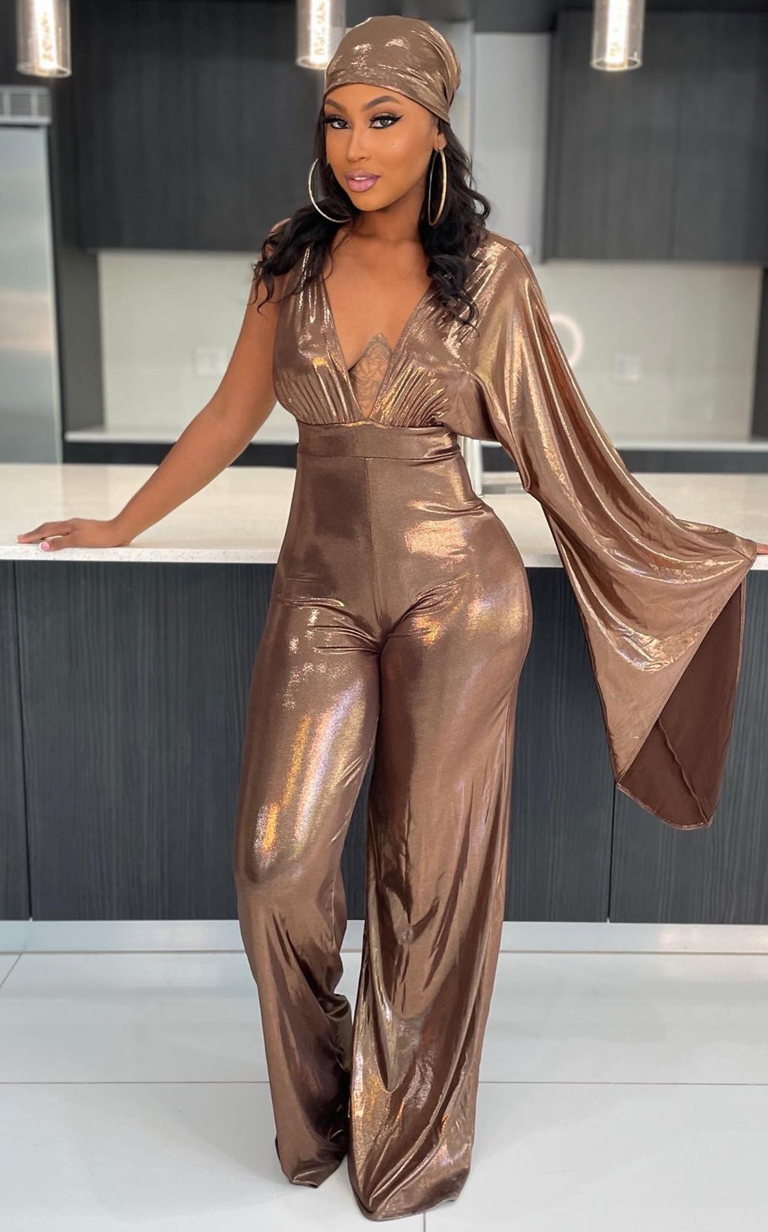 Renaissance Jumpsuit Bronze