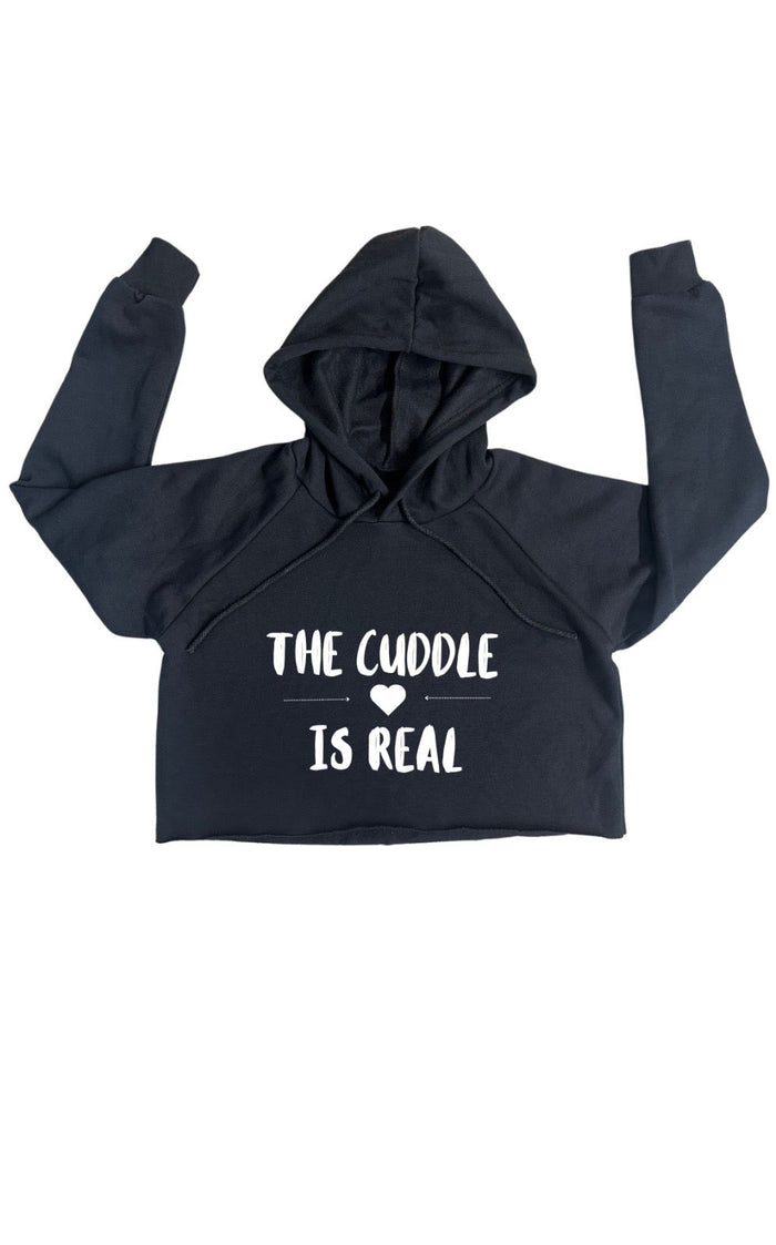 The Cuddle Is Real Crop Hoodie