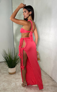 Turks Maxi Dress Coral