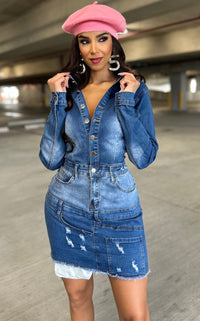 Hello Denim Dress