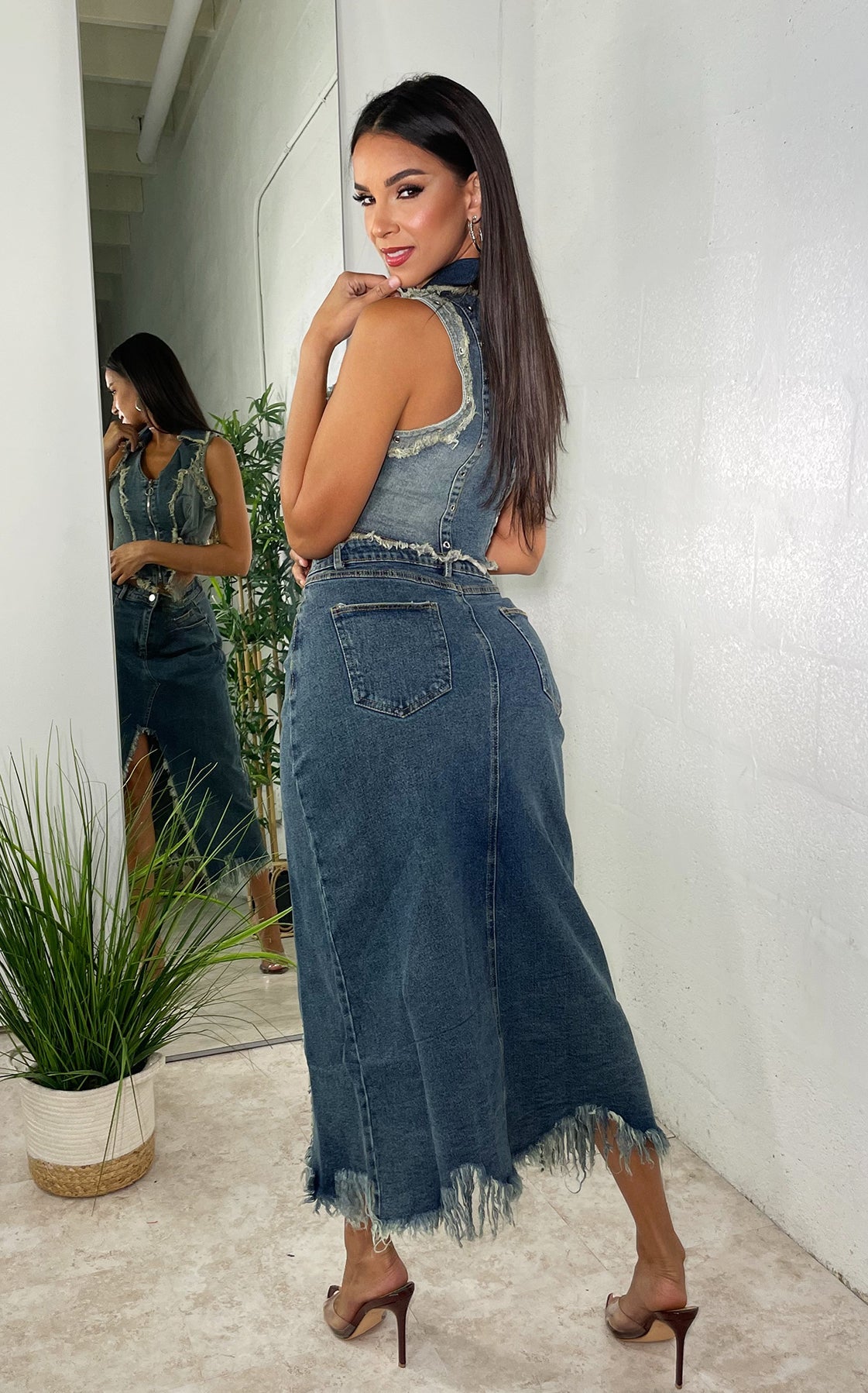 Take Notes Denim Set