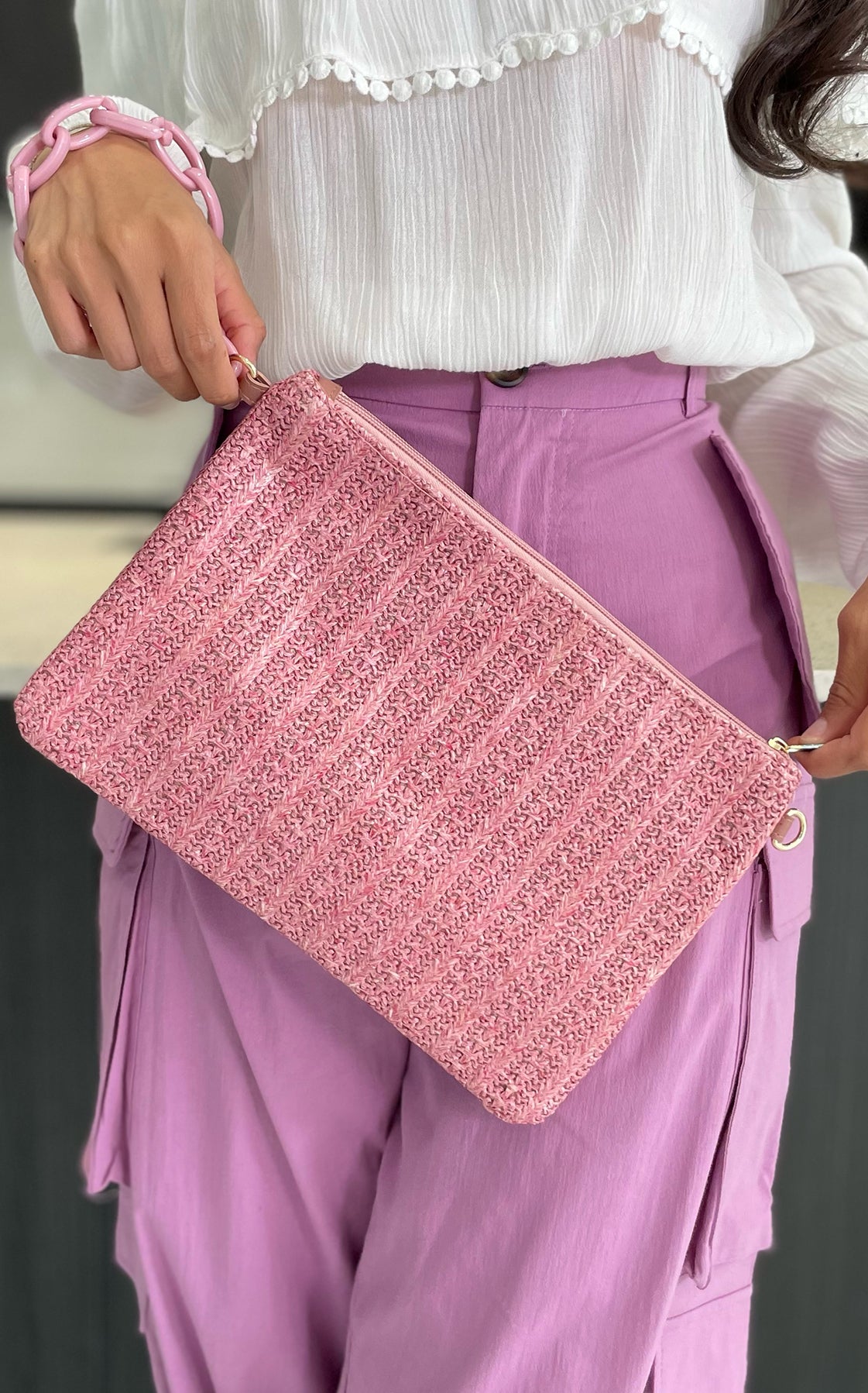 Resort Clutch Pink