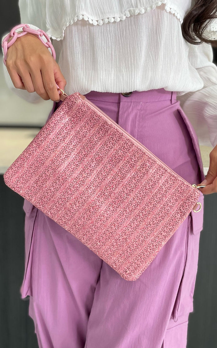 Resort Clutch Pink