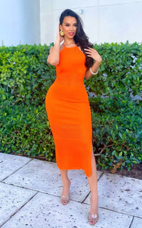 Summer Sunsets Midi Orange