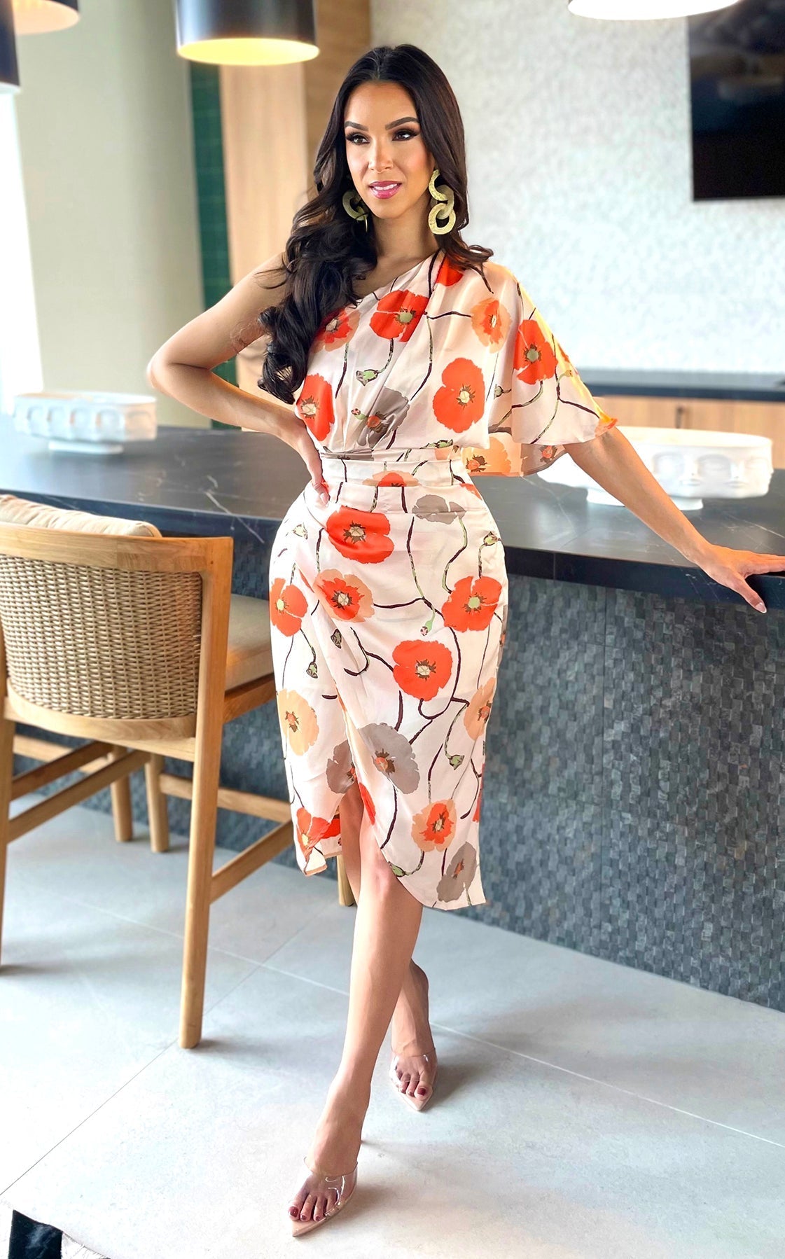 Rosalia Dress Orange