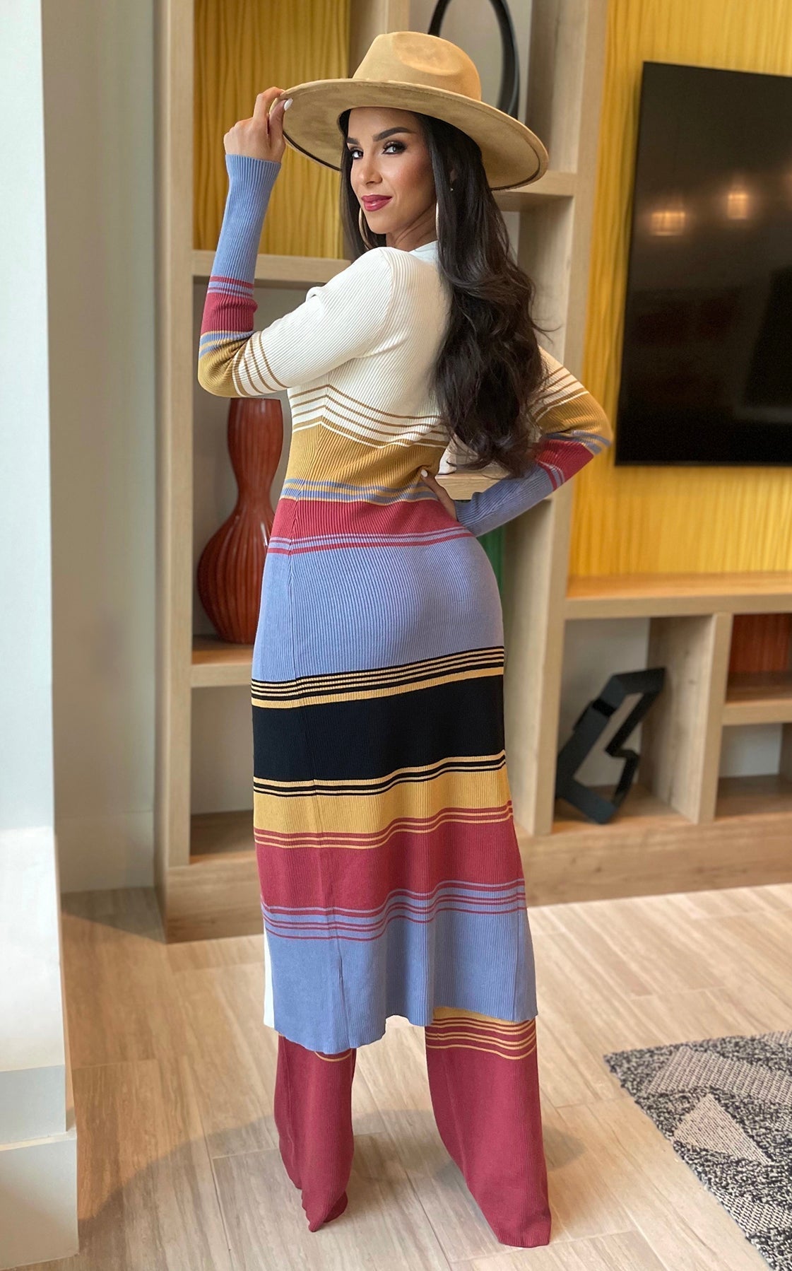 Your Way Stripe Dress Set