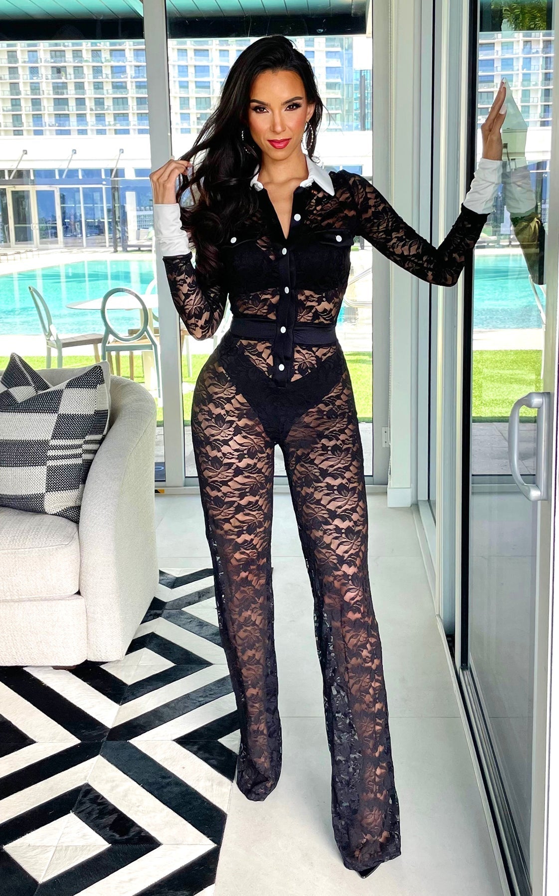 Your Lace Obsession Jumpsuit