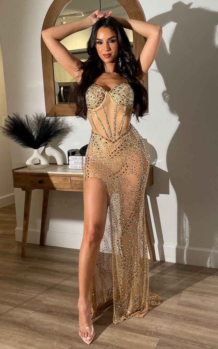 Toast To Life Gown Nude