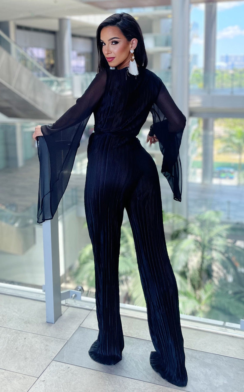 Angel Wings Jumpsuit Black