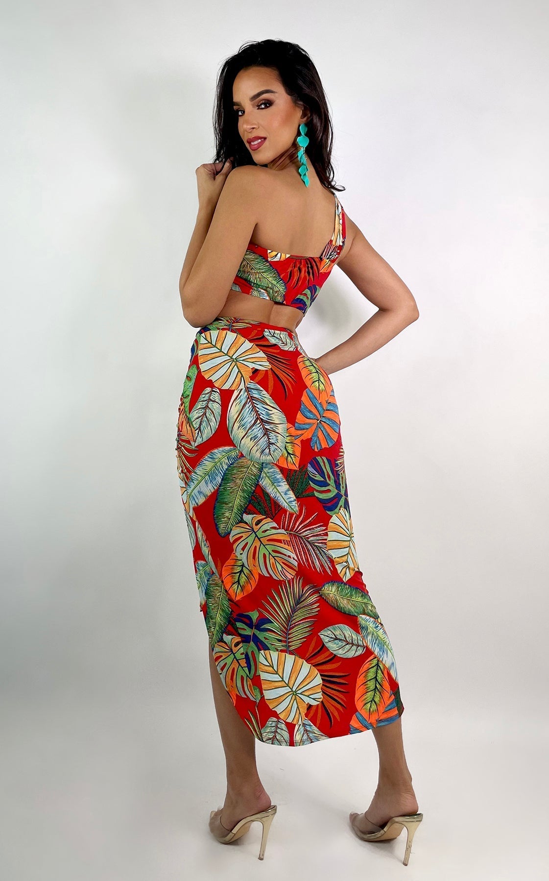 Cece Tropical Skirt Set