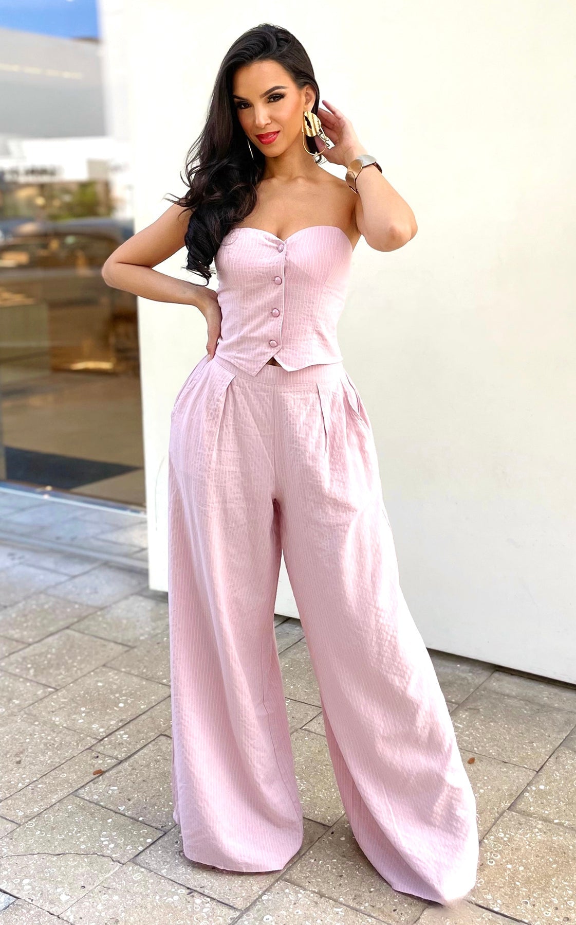 Loveliest Day Pant Set Blush