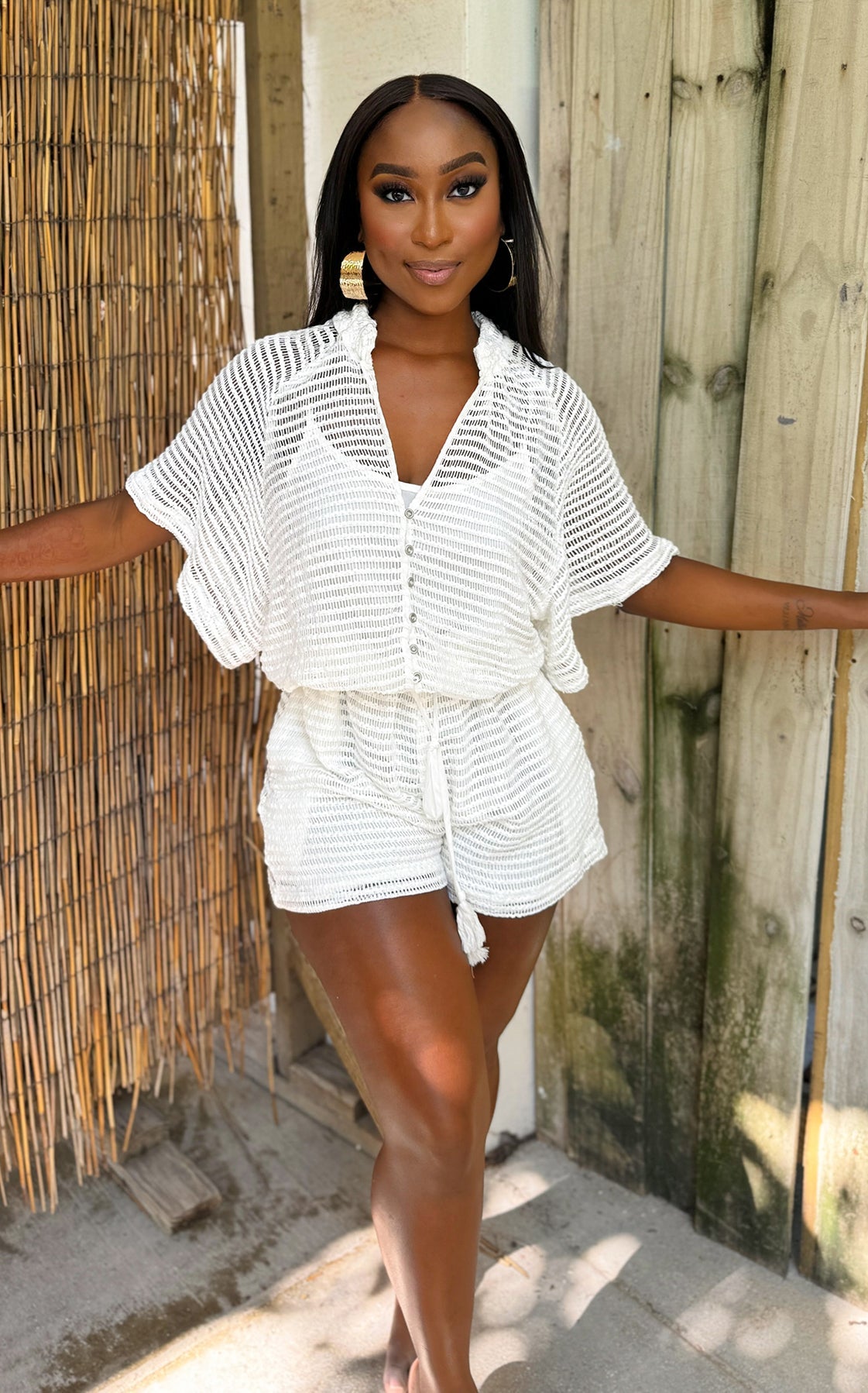 Sea Side Romper White