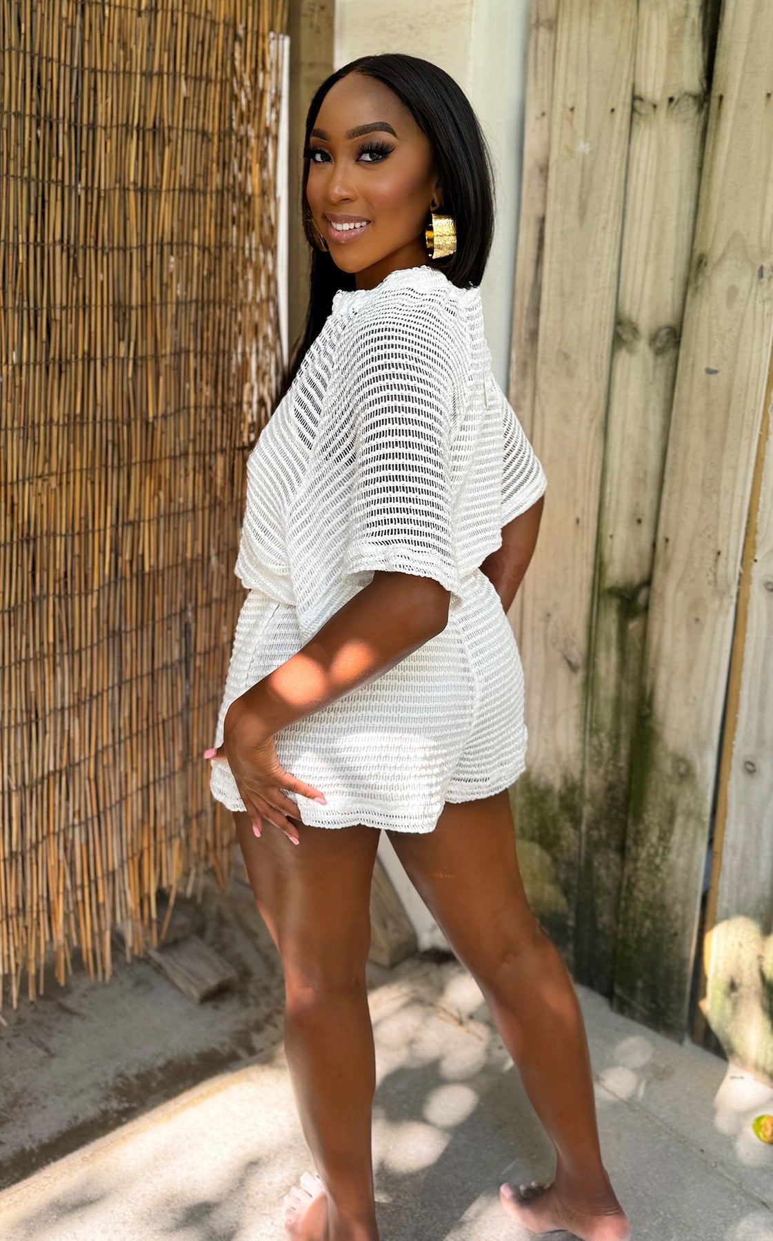 Sea Side Romper White