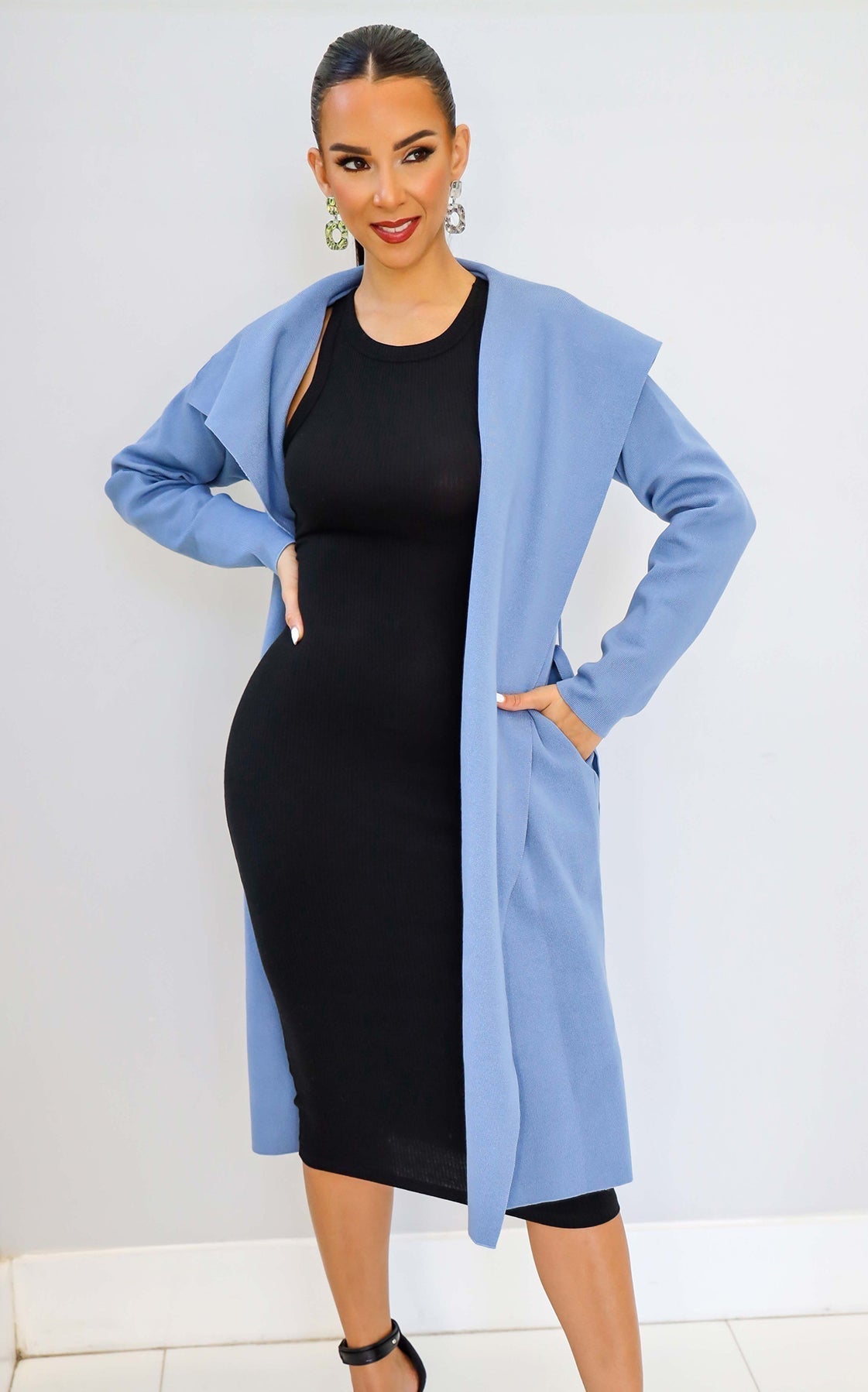 Jersey Girl City Coat Baby Blue