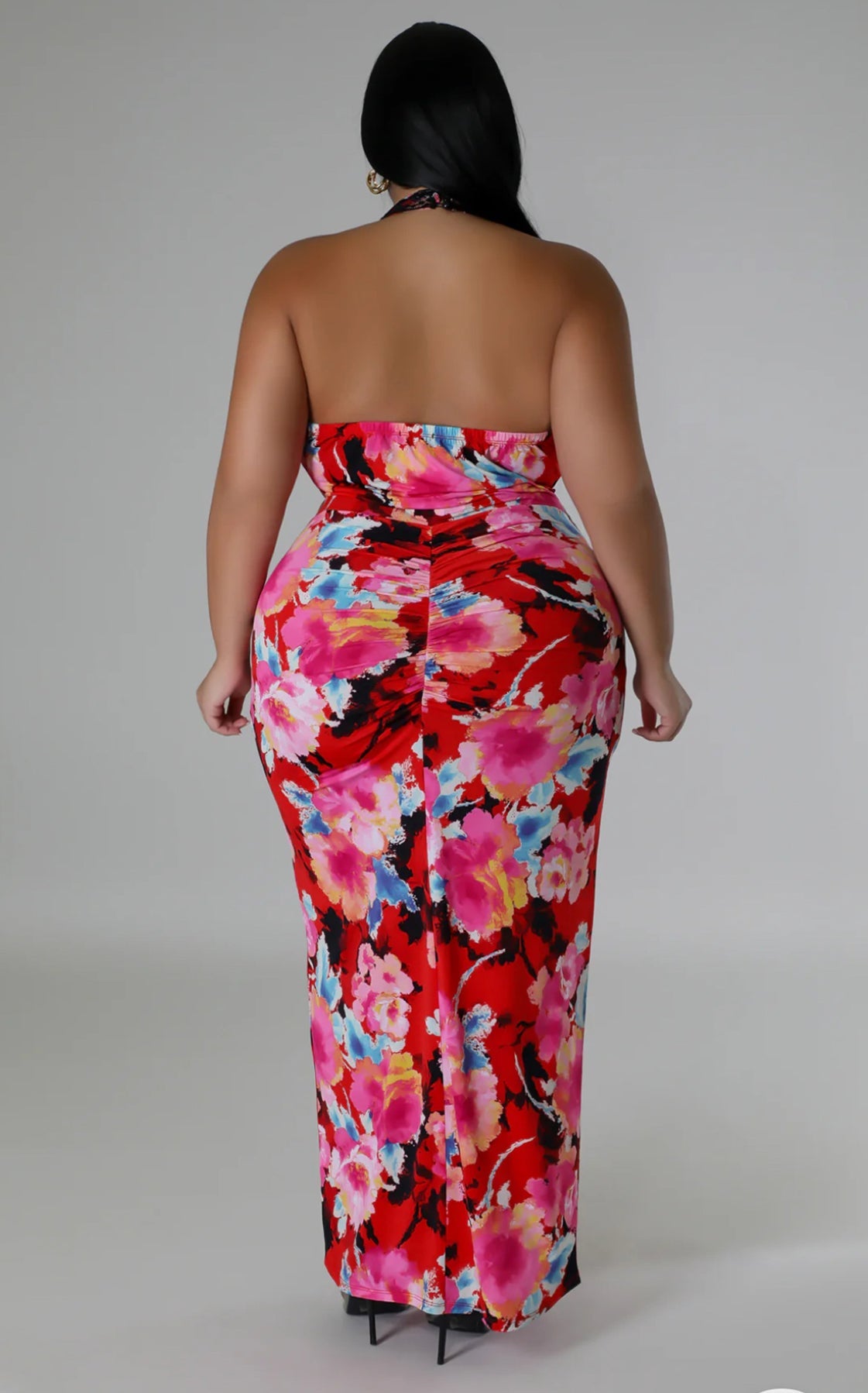 Sensual Floral Midi