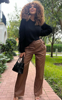 Fall Is Here Faux Pants Cocoa