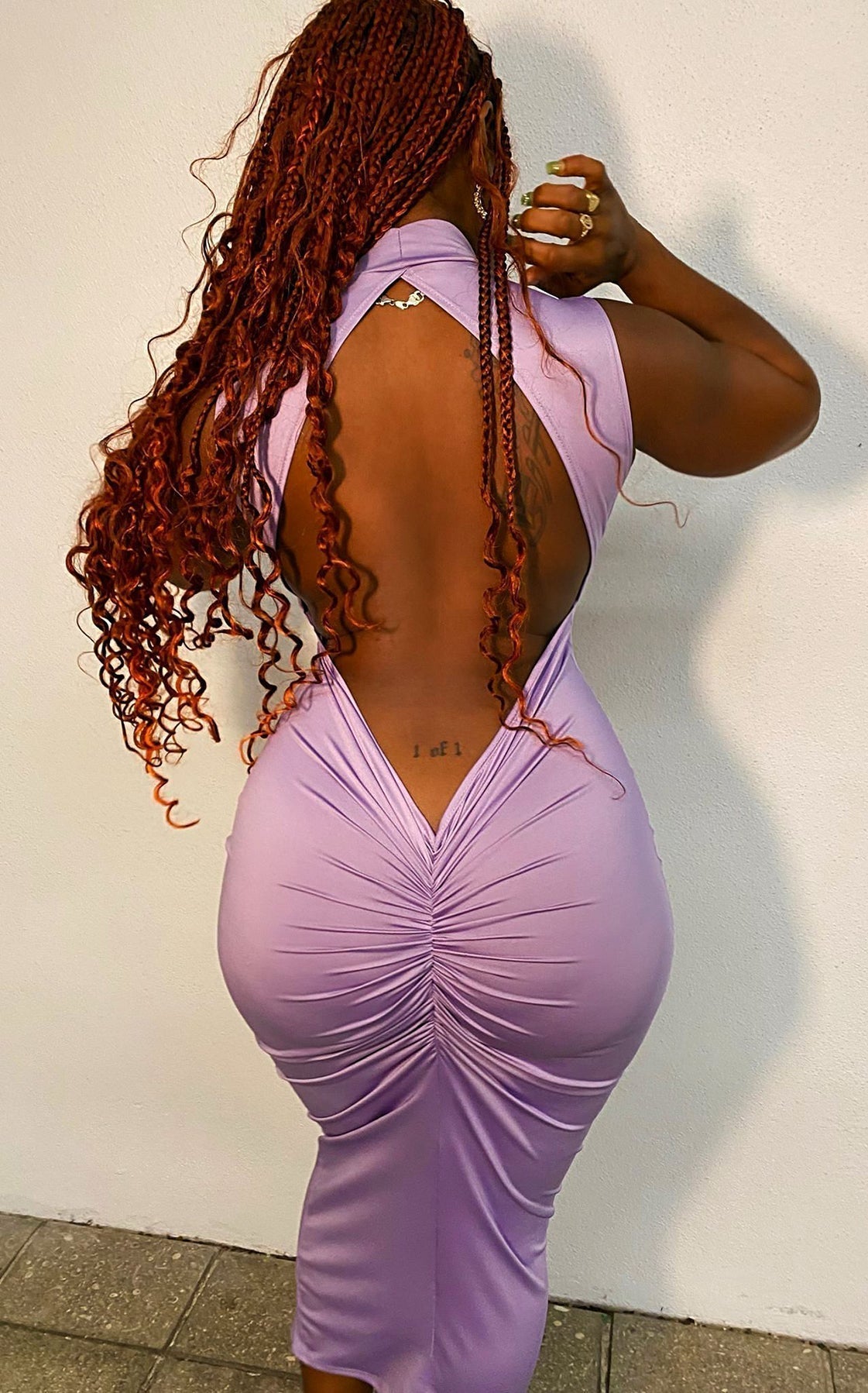 Vision Of Love Midi Purple