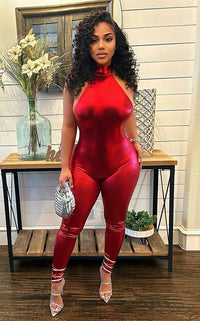 The Body Jumpsuit Red