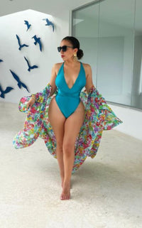 Summer Glow Monokini Teal